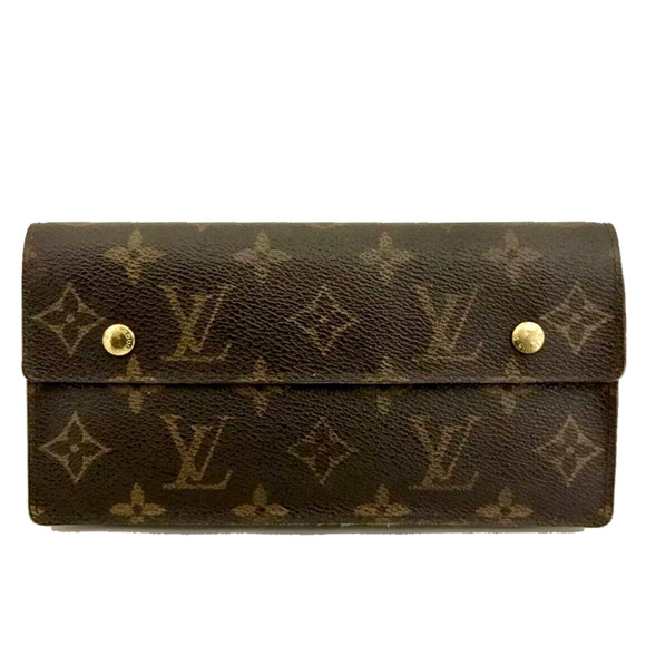 Authentic Louis Vuitton LV Monogram Porte Feuille Accordion Bifold Long Wallet - Picture 1 of 8